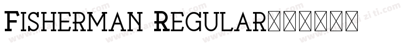 Fisherman Regular字体转换